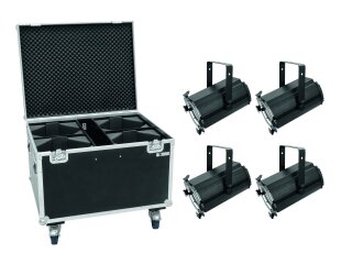 EUROLITE Set 4x LED THA-120PC Theater Spot + Case