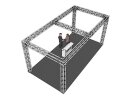 ALUTRUSS Truss set QUADLOCK 6082 rectangle 7.71x4x3.5m...