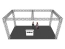 ALUTRUSS Truss set QUADLOCK 6082 rectangle 7.71x4x3.5m (WxDxH)