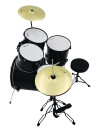 DIMAVERY DS-200 Drum set, black