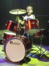 DIMAVERY JDS-305 Kids Drum Set, red