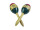 DIMAVERY Maracas Jamaika, wood 2x