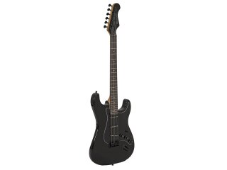 DIMAVERY ST-203 E-Guitar, gothic black