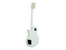 DIMAVERY LP-520 Electric Guitar, white/gold