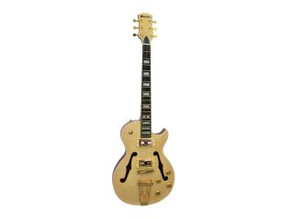 DIMAVERY LP-600 Electric Guitar, nature maple