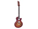 DIMAVERY LP-612 E-Guitar, flamed sunburst