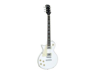 DIMAVERY LP-700L E-Gitarre, LH, weiß