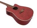DIMAVERY JK-510 Western Guitar, cutaway, grained