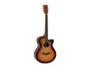 DIMAVERY AW-400 Western guitar, sunburst