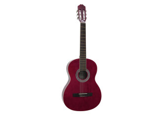DIMAVERY AC-303 Classical Guitar, red