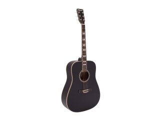 DIMAVERY STW-40 Western guitar, black