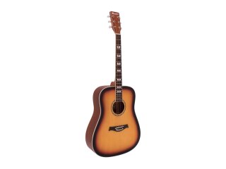 DIMAVERY STW-40 Westerngitarre, sunburst