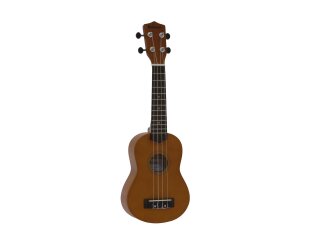 DIMAVERY UK-200 Ukulele, soprano, braun