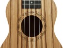 DIMAVERY UK-400 Ukulele Sopran  Zoll Zebrawood Zoll