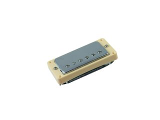 DIMAVERY Humbucker mit Silberkappe und Rahmen