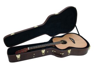 DIMAVERY Form-Case Western-Gitarre, braun