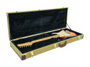 DIMAVERY Wooden Case for E-Guitars, tweed