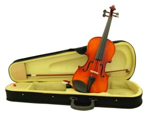 DIMAVERY Violine 4/4 mit Bogen, im Case