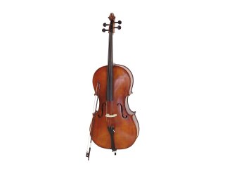 DIMAVERY Cello 4/4 with soft-bag, C-edge