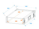 ROADINGER Rack PRO 2U 45cm
