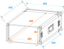 ROADINGER Rack PRO 4U 45cm