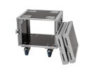 ROADINGER Rack PRO 8U 45cm with wheels