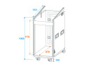ROADINGER Special Combo Case Pro, 17U with wheels