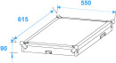 ROADINGER Spezial-Kombi-Case Profi, 12HE mit Rollen
