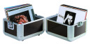 ROADINGER Record Case ALU 50/50, rounded, bk