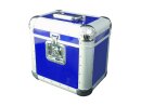 ROADINGER Record Case ALU 75/25, rounded, blue