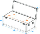 ROADINGER Universal-Case Profi 140x40x40cm