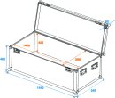 ROADINGER Universal Case Pro 140x50x50cm