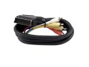 Adaptercable Scart/6xRCA 1.5m