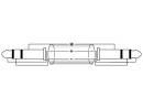 OMNITRONIC Klinkenkabel 3,5 stereo 3m sw