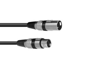 OMNITRONIC XLR cable 3pin 1m bk