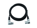 OMNITRONIC XLR cable 3pin 3m 90° bk