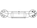 OMNITRONIC XLR Cable 5-pin 1m bk