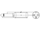 OMNITRONIC Adapterkabel XLR(F)/Klinke mono 5m sw