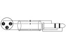 OMNITRONIC Adapterkabel XLR(M)/Klinke stereo 5m sw