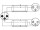 OMNITRONIC Adapterkabel XLR(M)/2xXLR(F) 0,5m sw