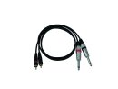 OMNITRONIC Adaptercable 2xJack/2xRCA 1m bk