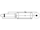 OMNITRONIC Adaptercable 2xJack/2xRCA 1m bk