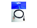 OMNITRONIC Adaptercable 2xJack/2xRCA 3m bk