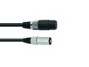 OMNITRONIC Adapterkabel Speaker(F)/XLR(M) 1m sw