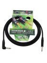 SOMMER CABLE Jack cable 6.3 mono 1x 90° 3m bk Neutrik