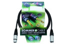 SOMMER CABLE XLR cable 3pin 1.5m bk Neutrik