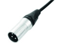 PSSO DMX cable XLR 3pin 10m bk Neutrik