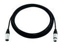 PSSO DMX cable XLR 3pin 15m bk Neutrik