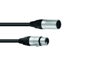 PSSO DMX cable XLR 5pin 0,5m bk Neutrik