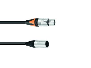 PSSO Adaptercable DMX XLR 3pin/5pin 0.3m bk